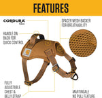 Carhartt dog harness adjustable chest strap detail