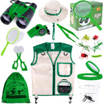 Ginmic kids explorer kit with binoculars and safari vest