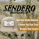 Sendero Provisions Co. Diamondback Hat back view with adjustable snapback closure