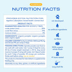 Instructions for mixing Native Pet pumpkin powder with water