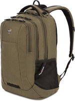 SwissGear 5505 Cecil laptop backpack olive front view
