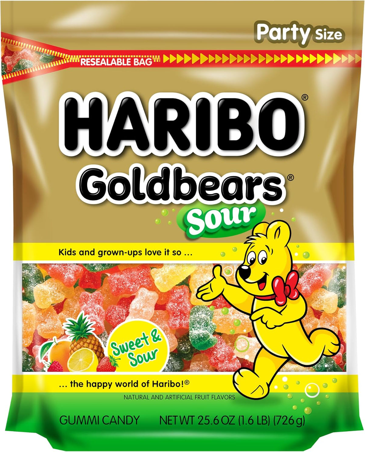 HARIBO Goldbears Gummi Candy - Resealable 10 oz. Bag (Pack of 2) - Image 12