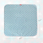 Splat Mat Under High Chair Mat for Baby's Mealtime,Green Flower, 42x46Inch - Image 2
