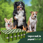 Reli unscented eco friendly puppy poop bags tearing along perforations