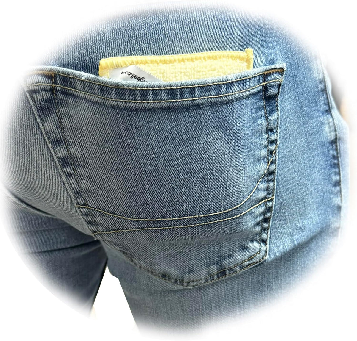 Bowlingball Monster Microfiber Pad angle view showcasing compact size