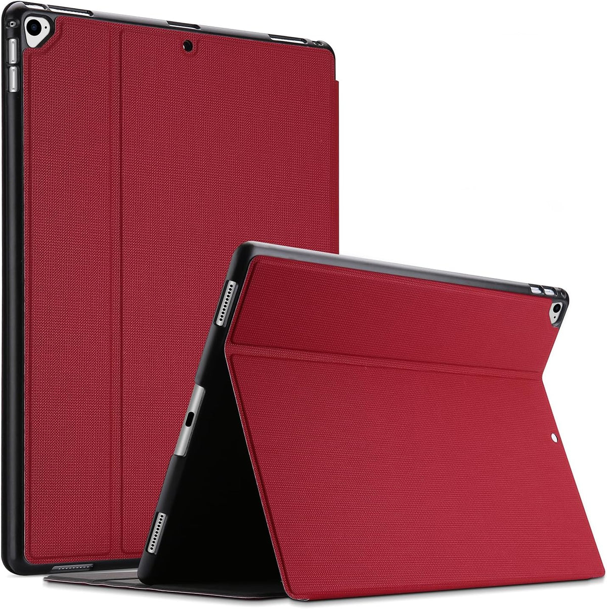ProCase iPad Pro 12.9 folio case front view in red