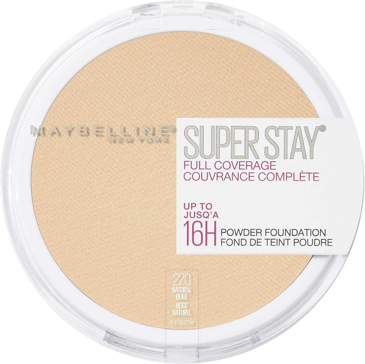 Compact of Maybelline Super Stay Powder Foundation in Natural Beige