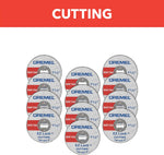 Dremel EZ Lock metal cut-off wheels closeup
