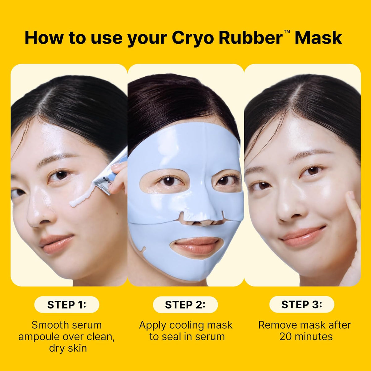Ingredient list and instructions on Dr.Jart+ mask packaging