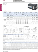 Calt VTV gear motor packaging and included components
