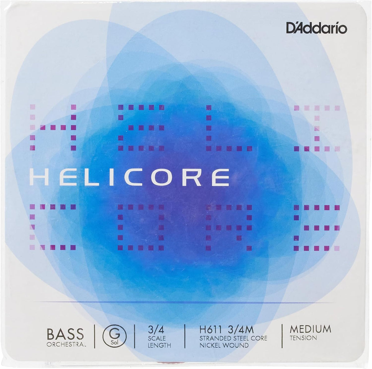 D'Addario Helicore Orchestral Bass Single C (Extended E) String, 3/4 Scale, Medium Tension - Image 13