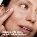 Back of bottle showing Bliss serum instructions