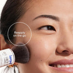 Supergoop mineral sunscreen powder box and bottle layout