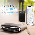 Trakcell passport tracker card in travel holder