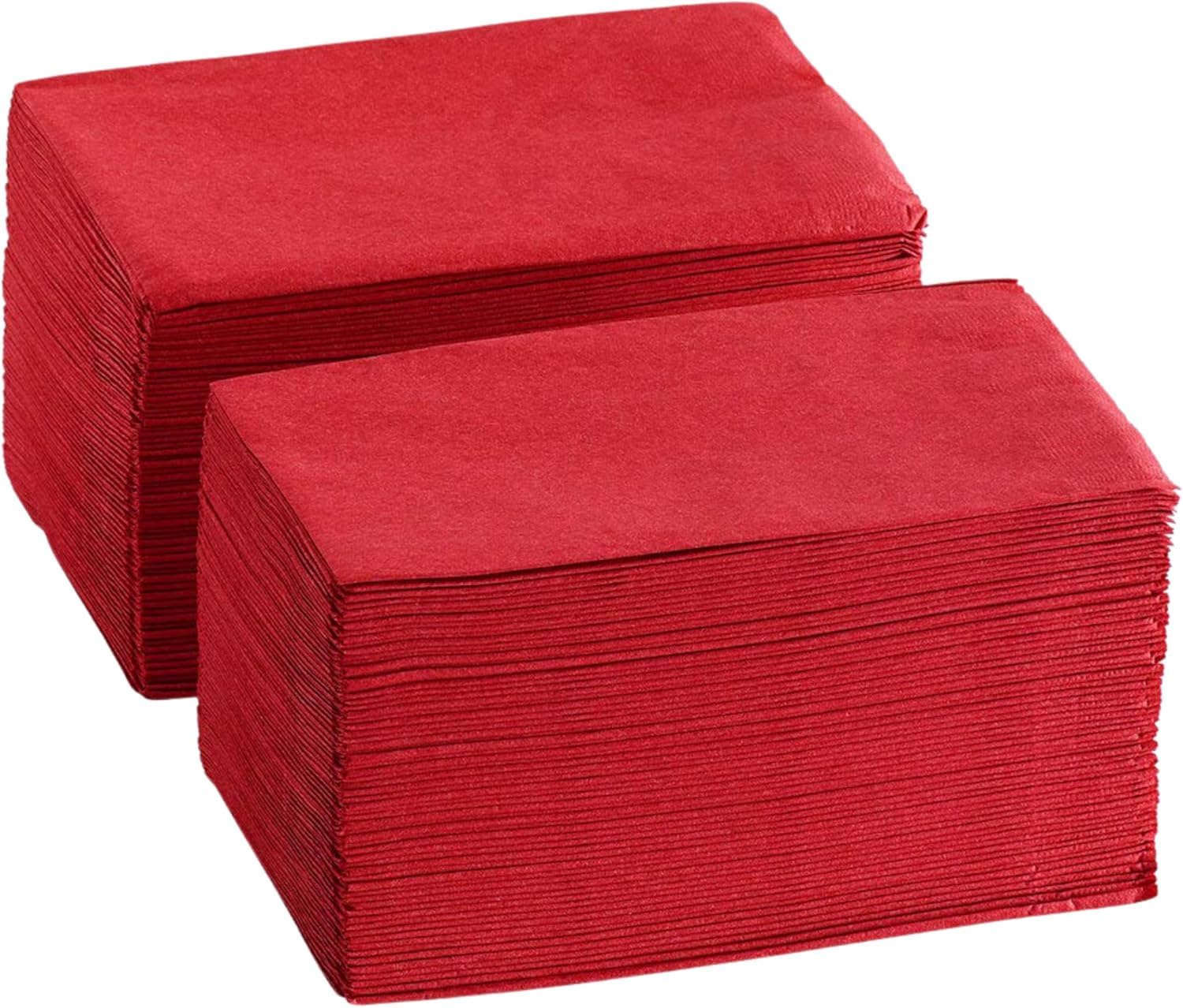 Perfectware red dinner napkins front view packaging