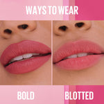 Lifestyle shot of Maybelline Serum Lipstick Wild Card