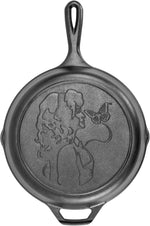 Lodge Dolly Parton cast iron skillet front view