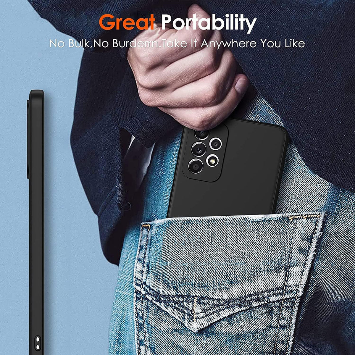 KJYFOANI protective bumper sleeve buttons and port access