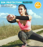 Arm Compression Sleeves for Men Women Youth, UV Protection 20-30mmHG Support Tattoo Cover, Breathable Moisture-Wicking - Image 4