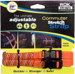ROK Straps Commuter Reflective Adjustable Straps - Orange - Image 1