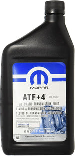 Mopar ATF 4 automatic transmission fluid front view bottle