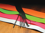 Hareline fly tying round rubber legs black bundle product view