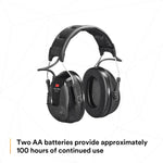 3M PELTOR ProTac III headset battery compartment inside ear cup