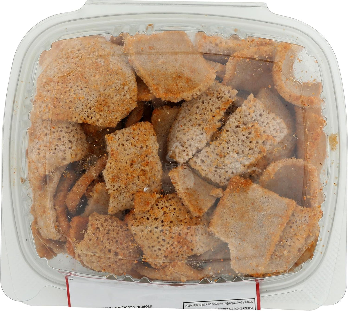Spicy Ethiopian flatbread chips in 6 Ounce bag