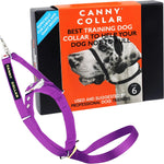 Canny Gentle No Pull Dog Training Head Collar Purple Size 6 front packaging view
