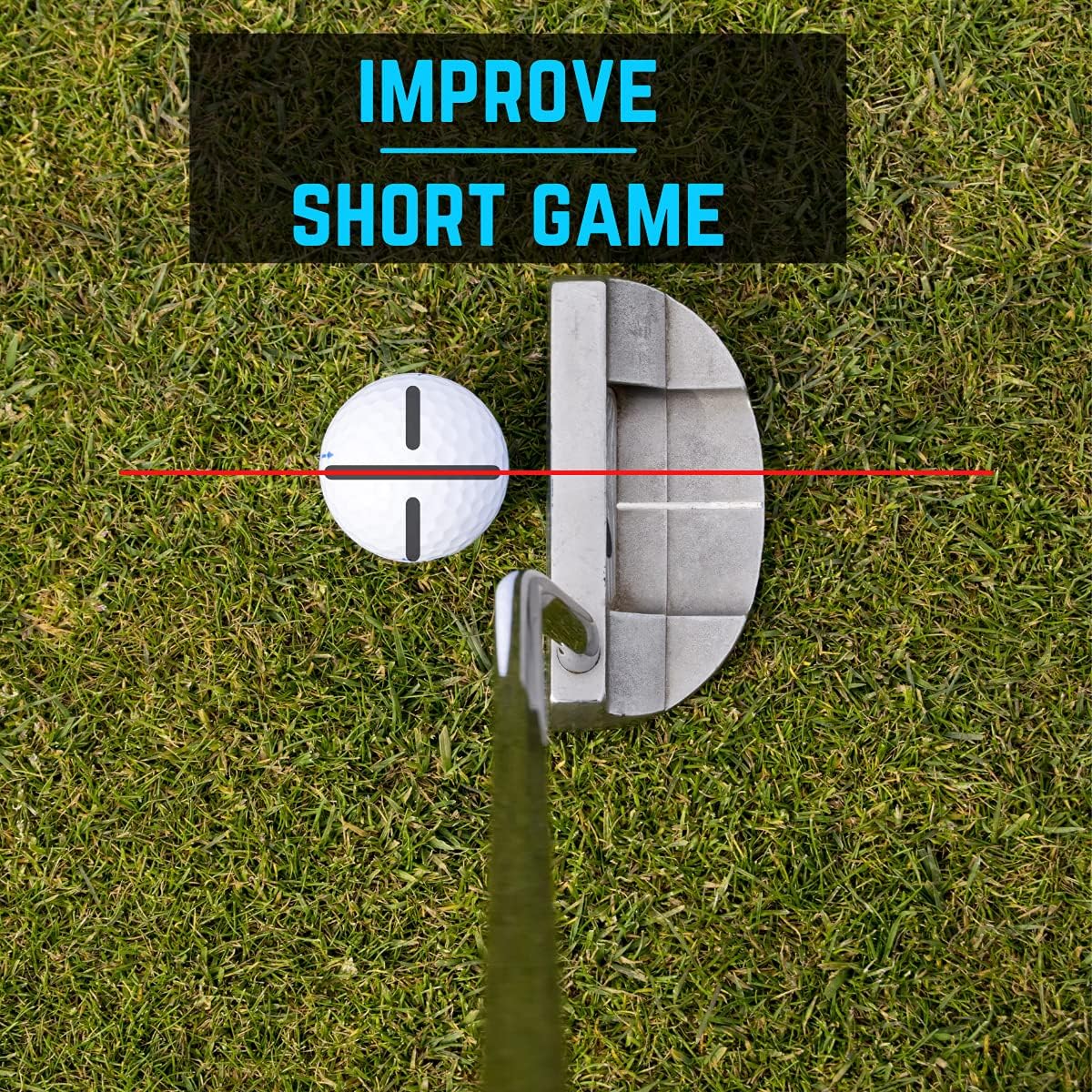 NuRich golf ball marking accessory inside golf bag