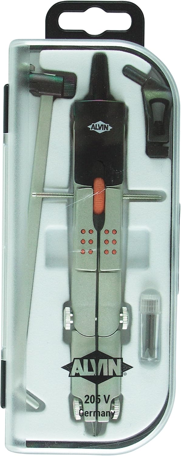 ALVIN 505V technical drawing compass accessories and spare parts tube