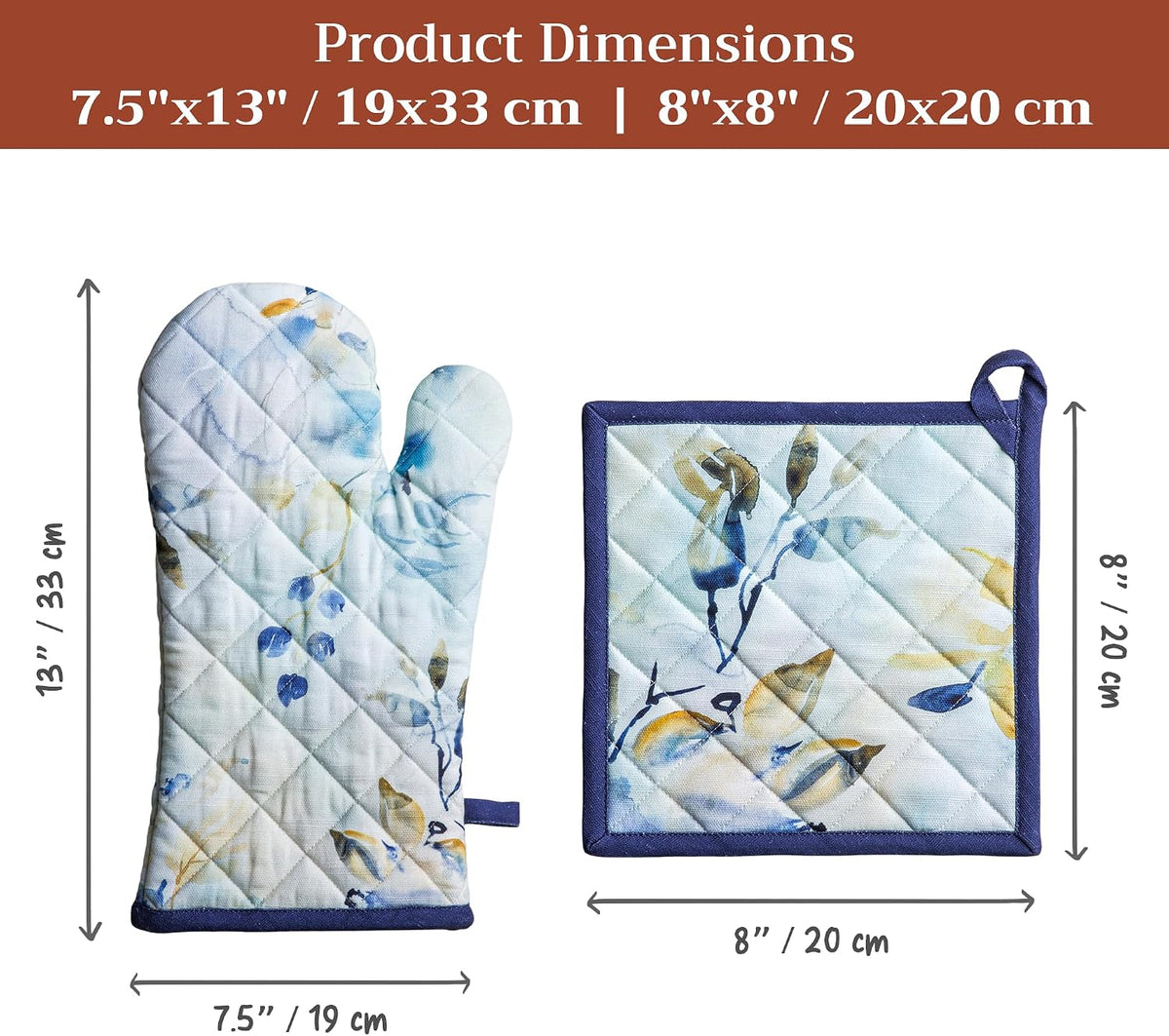 Maison d' Hermine 2-piece kitchen set flat lay display