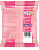 Swizzels soft foam gummy candy in strawberry and vanilla cream flavor