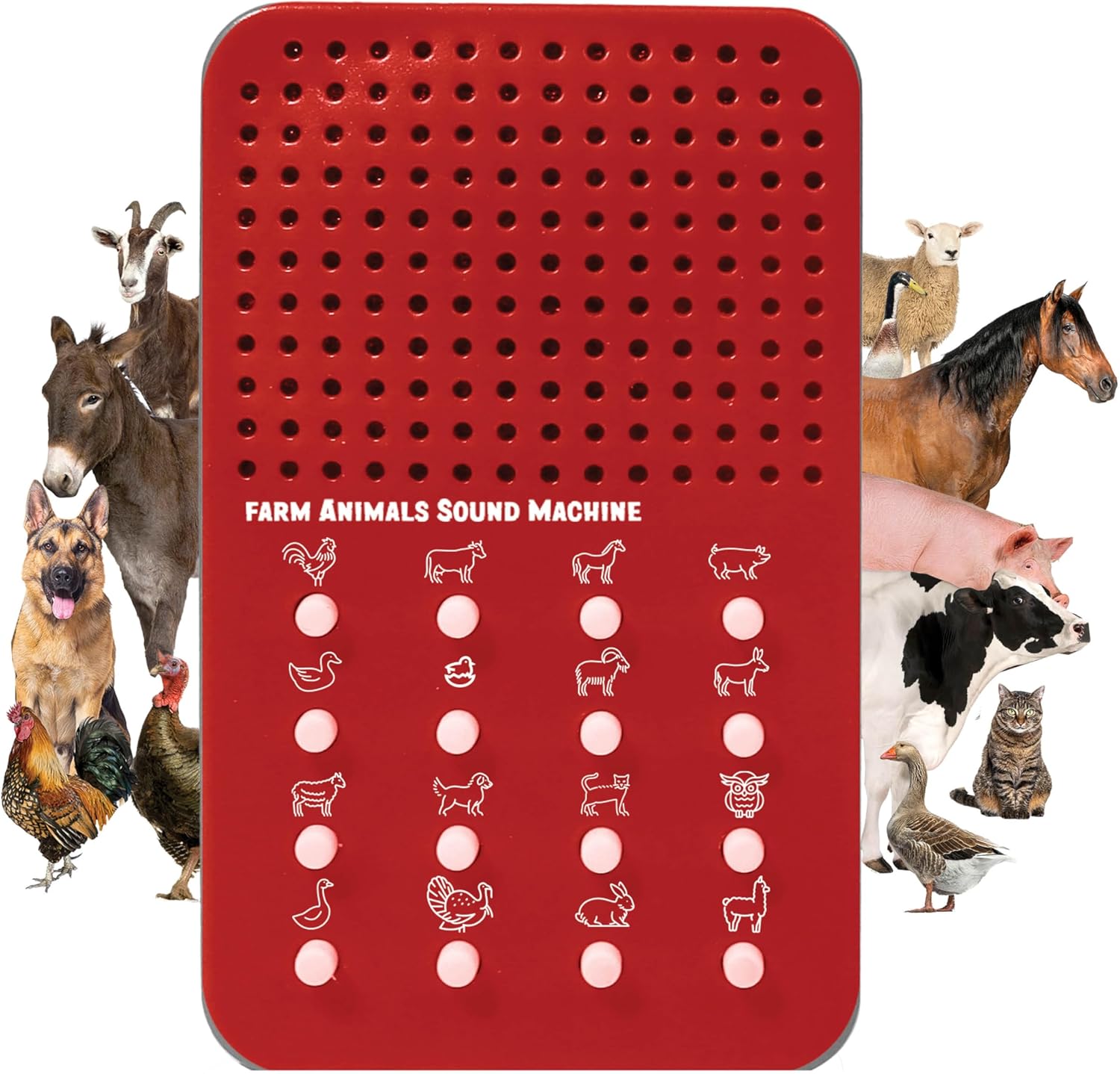 Zany Trains Farm Noisemaker portable electronic toy front view