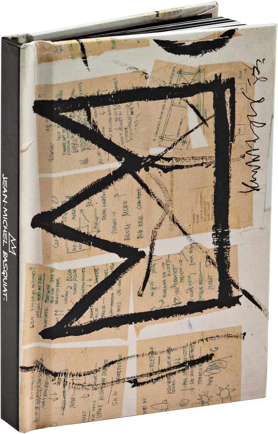 teNeues - Mini Notebook: Jean-Michel Basquiat Crown (Untitled), Hardcover, 120 Dot-Grid Pages with Lay Flat Binding: Pocket Size Mini Hardcover Notebook with Painted Edge Paper - Image 1