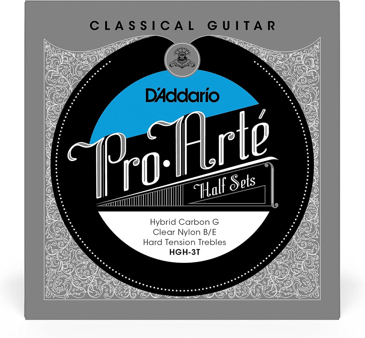 D'Addario half set strings sealed pouch angle