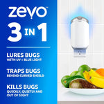Zevo plug in base and refill cartridges