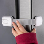 Goodv HomeBrella child safety cabinet locks 10 pack front view showing adjustable straps.