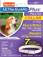 Hartz Ultraguard Plus Flea and Tick Dog Collar front packaging view