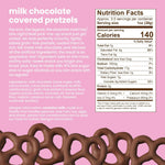 Unreal chocolate covered pretzels bag nutritional information