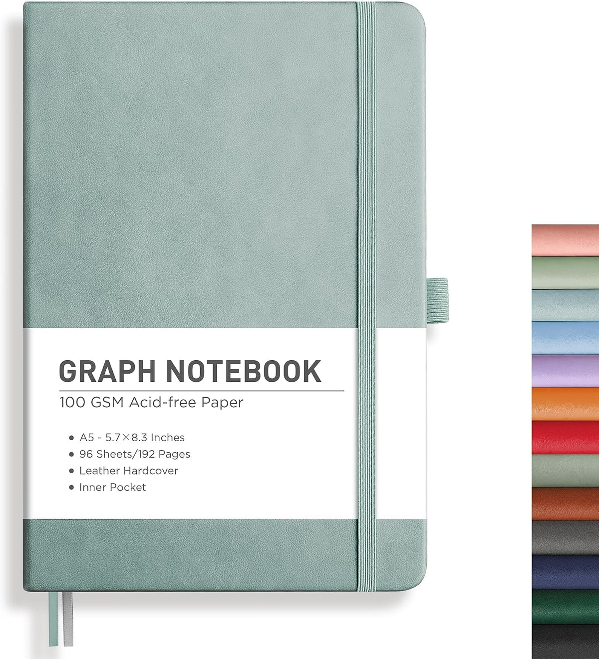 RETTACY Lined Journal Notebook, 192 Numbered Pages, A5 Size (5.7'' x 8.3'') | Leather Hardcover, 100 GSM Thick Paper, for Men & Women, Journaling, Writing, Work & Office (Brown) - Image 12