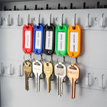 Barska Multi-Purpose Key Tags with Write-On Labels & Metal Rings - 50 Small Colored Key Tags for Organization, Identification & Labeling - Image 10