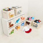 CLCROBD polyester toy organizer displaying bear felt applique detail