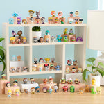 Just Play Disney Doorables Series 10 close-up of glitter eyes figures
