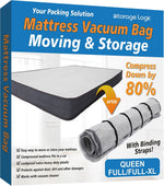Transparent king size mattress vacuum bag packaging details