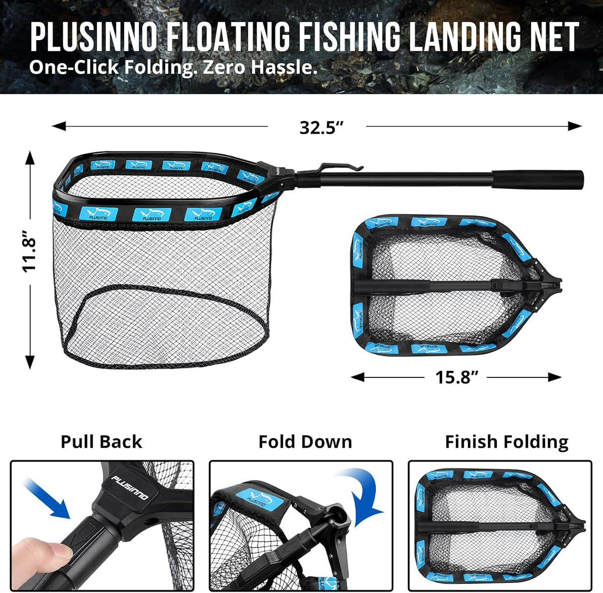 PLUSINNO fishing backpack with included tackle boxes