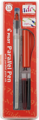 Pilot parallel pen packaging and set contents