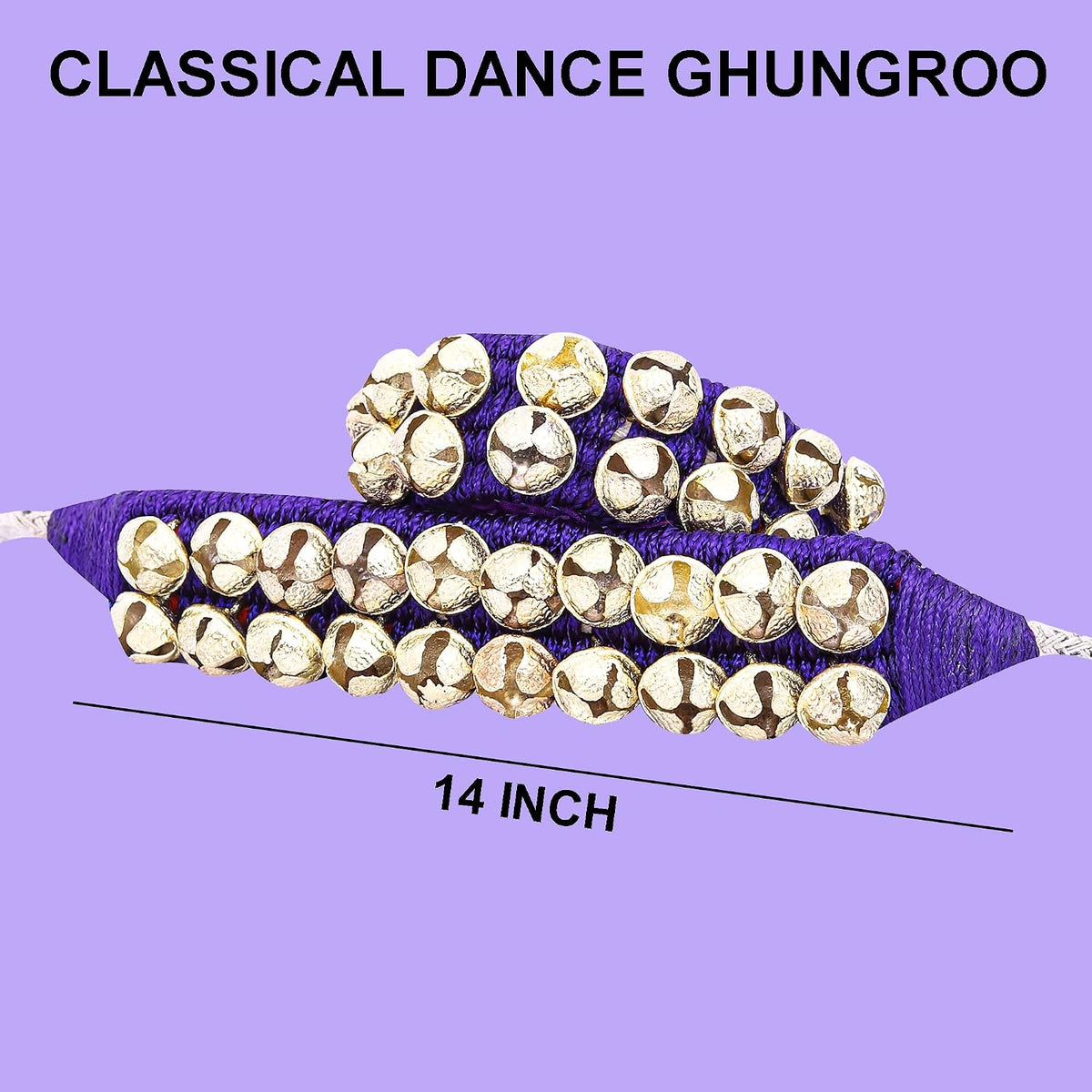 Handtechindia classical dance ghungroo 2 line design