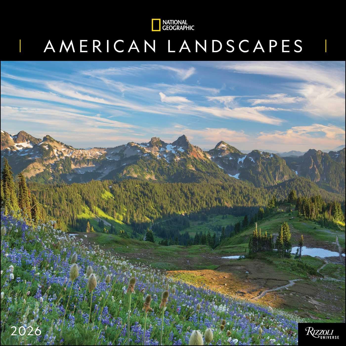 National Geographic: American Landscapes 2026 Wall Calendar - Image 1