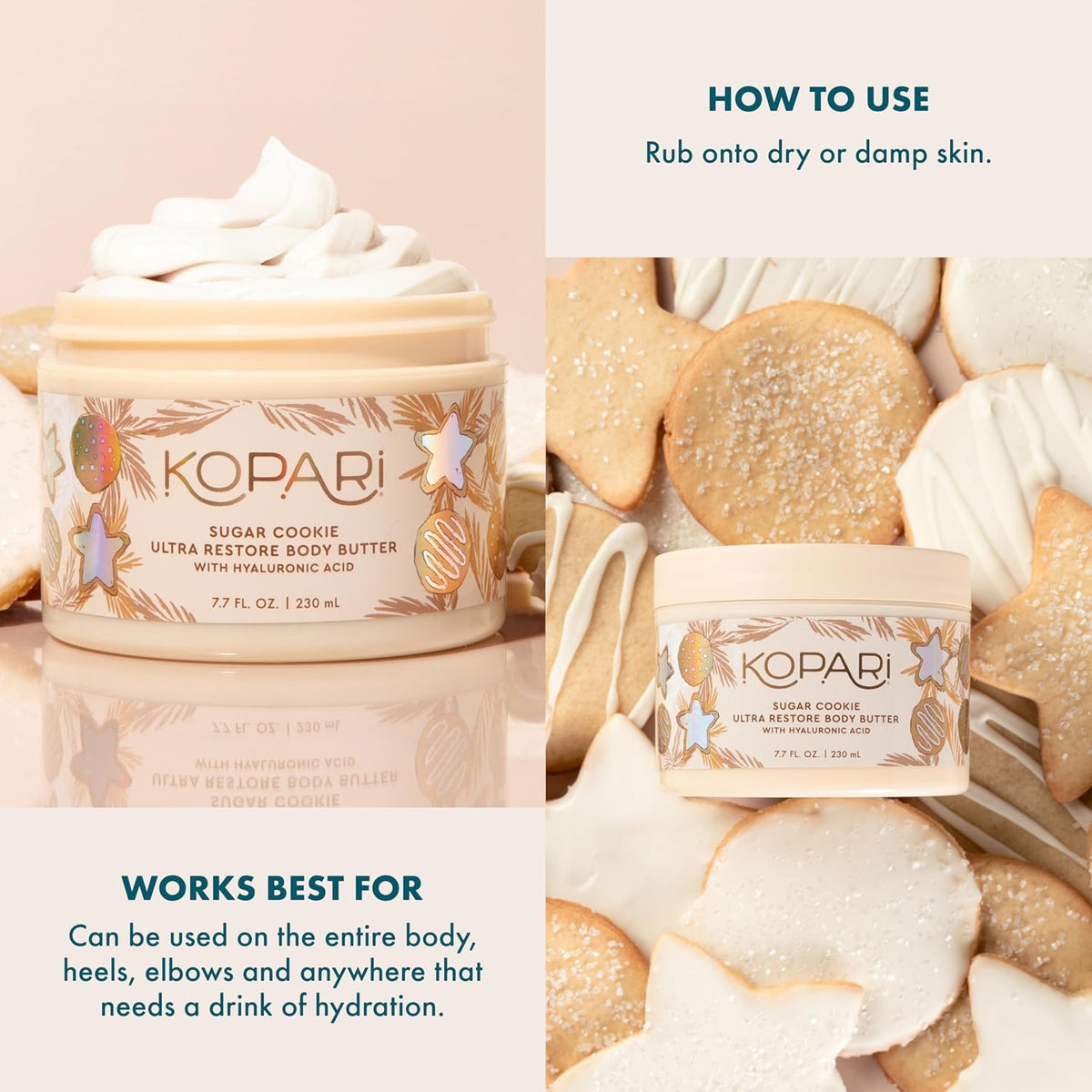Kopari Sugar Cookie Body Moisturizer 227 ml authentic USA import product packaging